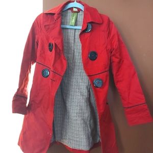 Red Trench coat